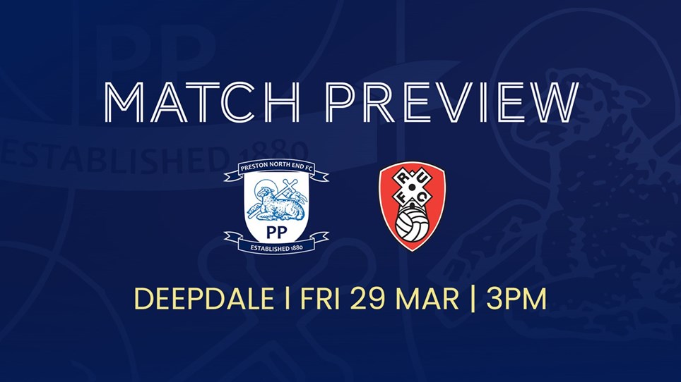 Match Preview: Rotherham United (H)
