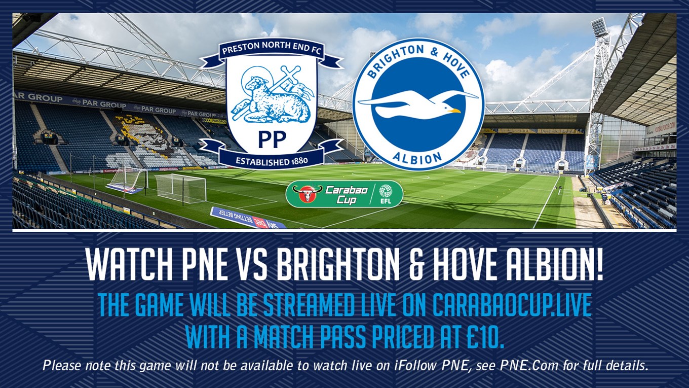 Watch Brighton and Hove Albion Cup Tie Live - News