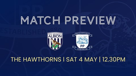 Match Preview: West Brom (A)
