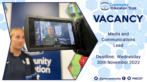 Vacancy: PNECET Media And Communications Lead