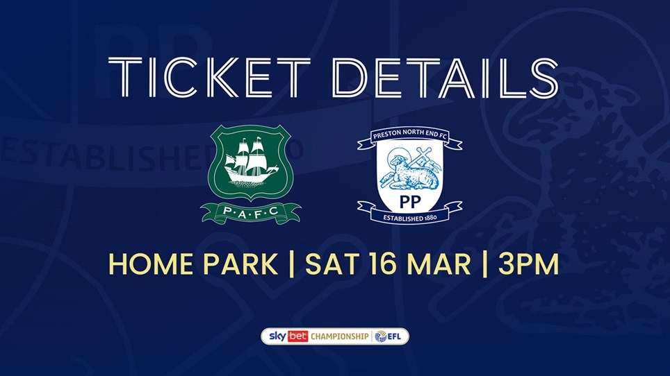 Plymouth Argyle Tickets On Sale