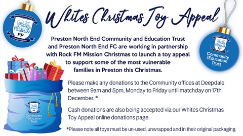 PNE Hosting Toy Drop-Off Centre For Mission Christmas Campaign